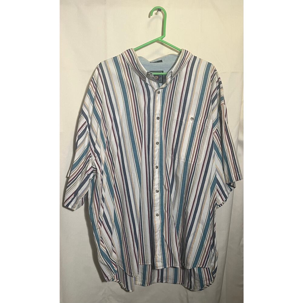 Men's 100% Cotton CHAPS Short Sleeve Shirt by Ralph Lauren, Size: 2XXT